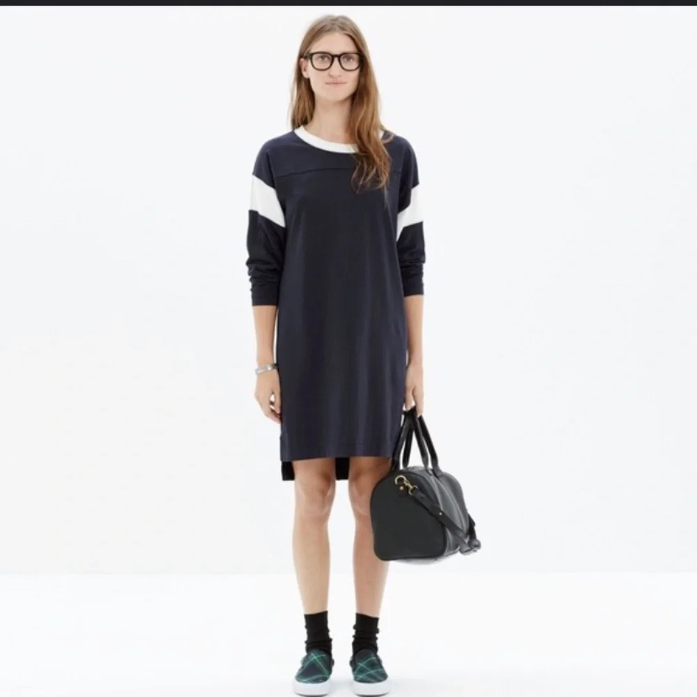 Madewell Varsity Baseball T-Shirt Dress